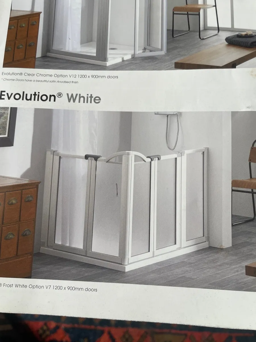 Disabled half-height shower panels - Image 1