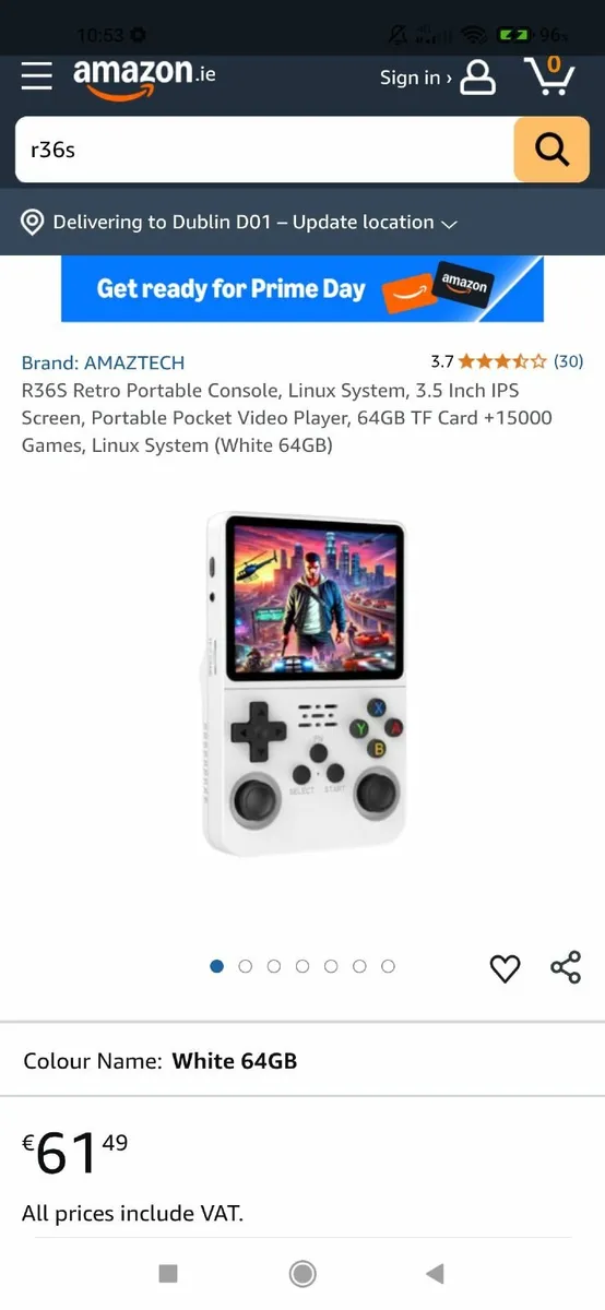 R36s Retro Games Console - Image 1