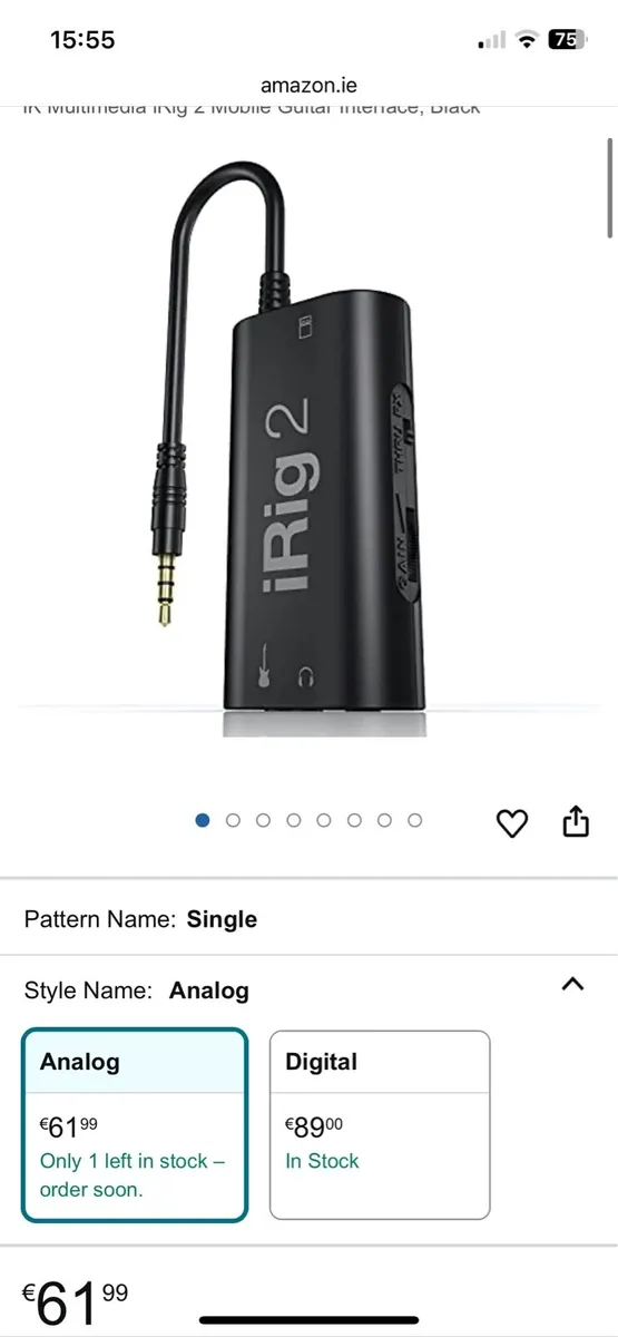 Irig 2 used for recording music mint condition - Image 4