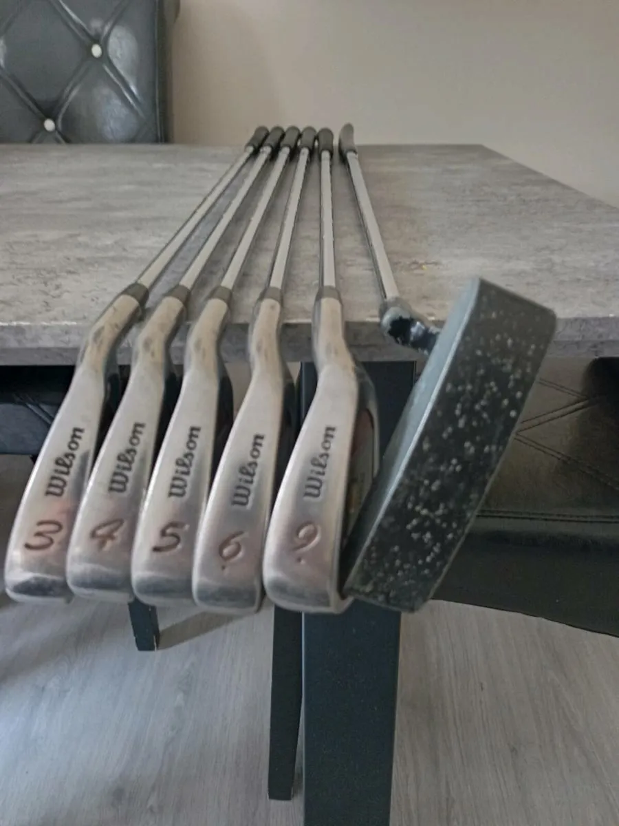 Wilson Golf irons. Right handed clubs. - Image 1