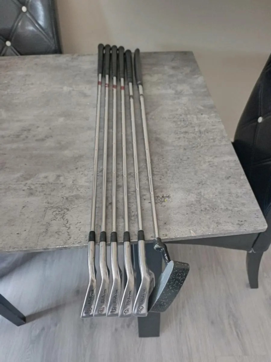 Wilson Golf irons. Right handed clubs. - Image 4