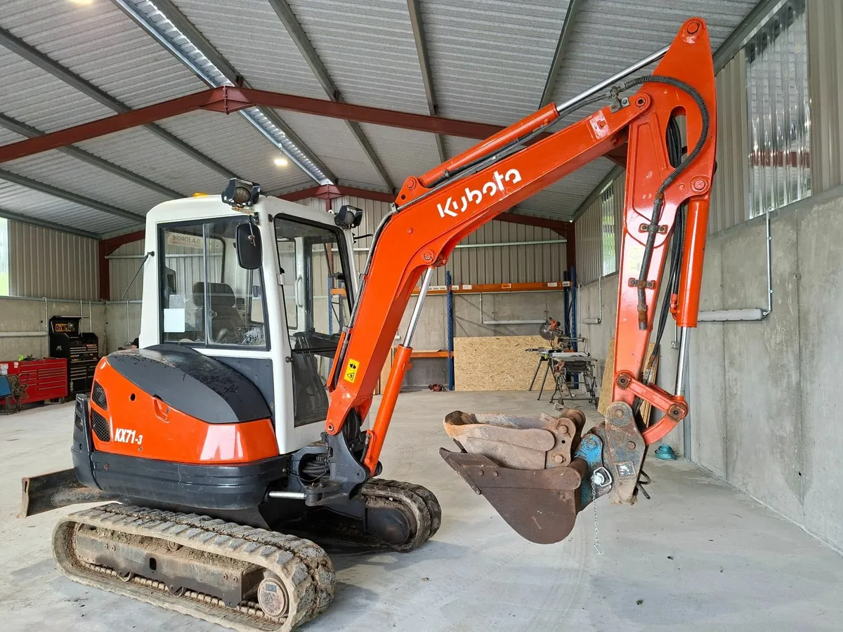 2014 Kubota kx71-3 Mini Digger - Image 1