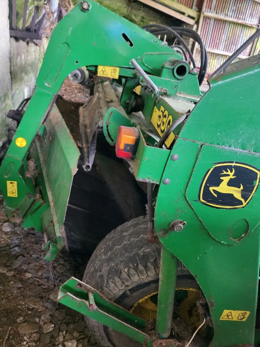 John deere 530 with grouper - Image 2
