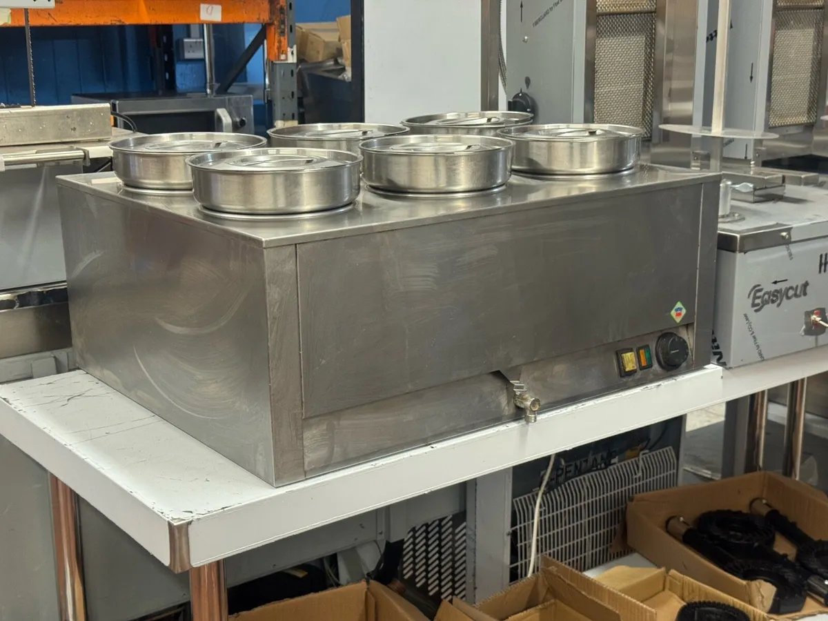 6 Pot Wet Bain Marie - Image 1