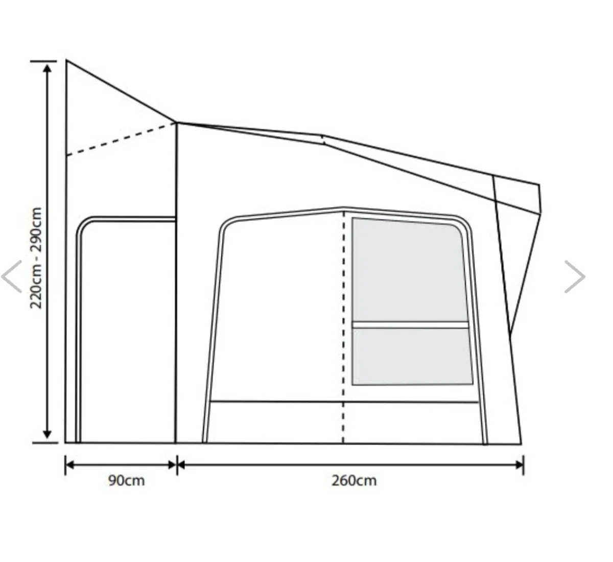 Motorhome Driveway Air Awning - Image 4