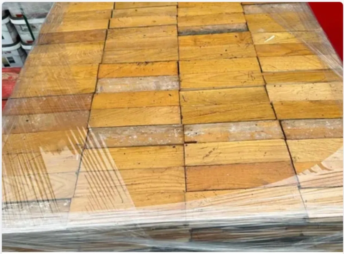 Reclaimed Oak Parquet Flooring - Image 1