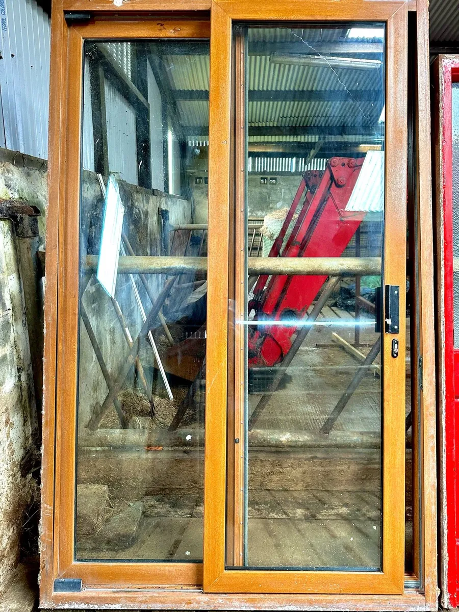 Double glazed sliding door