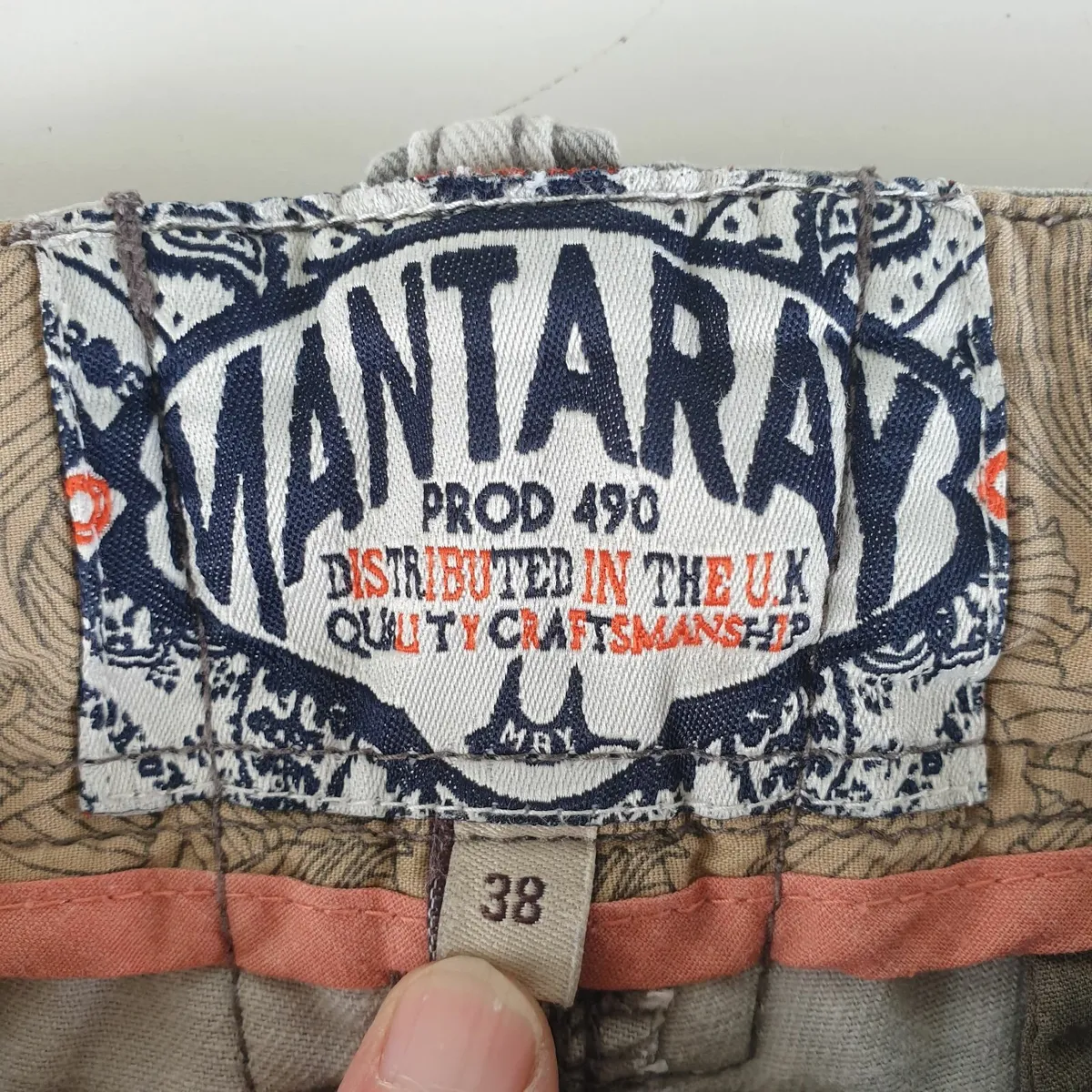 Mantaray men's cargo shorts size 38 - Image 3