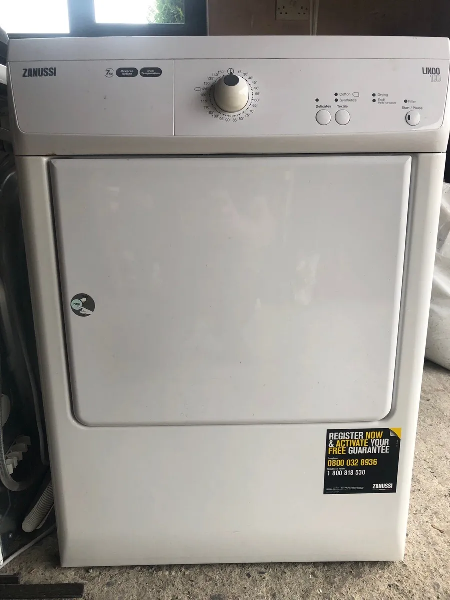 Zanussi 7kg vented dryer - Image 1
