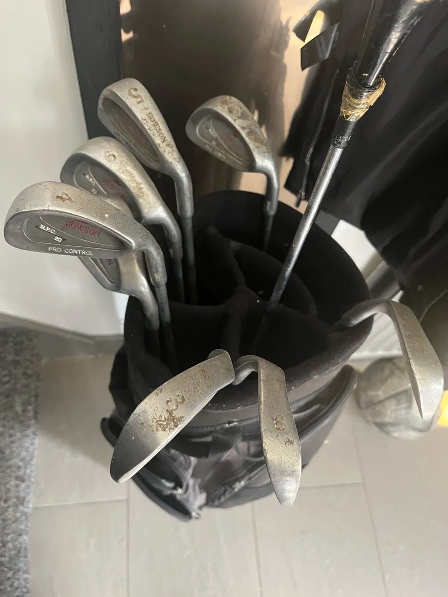 Golf clubs and bag - Image 3