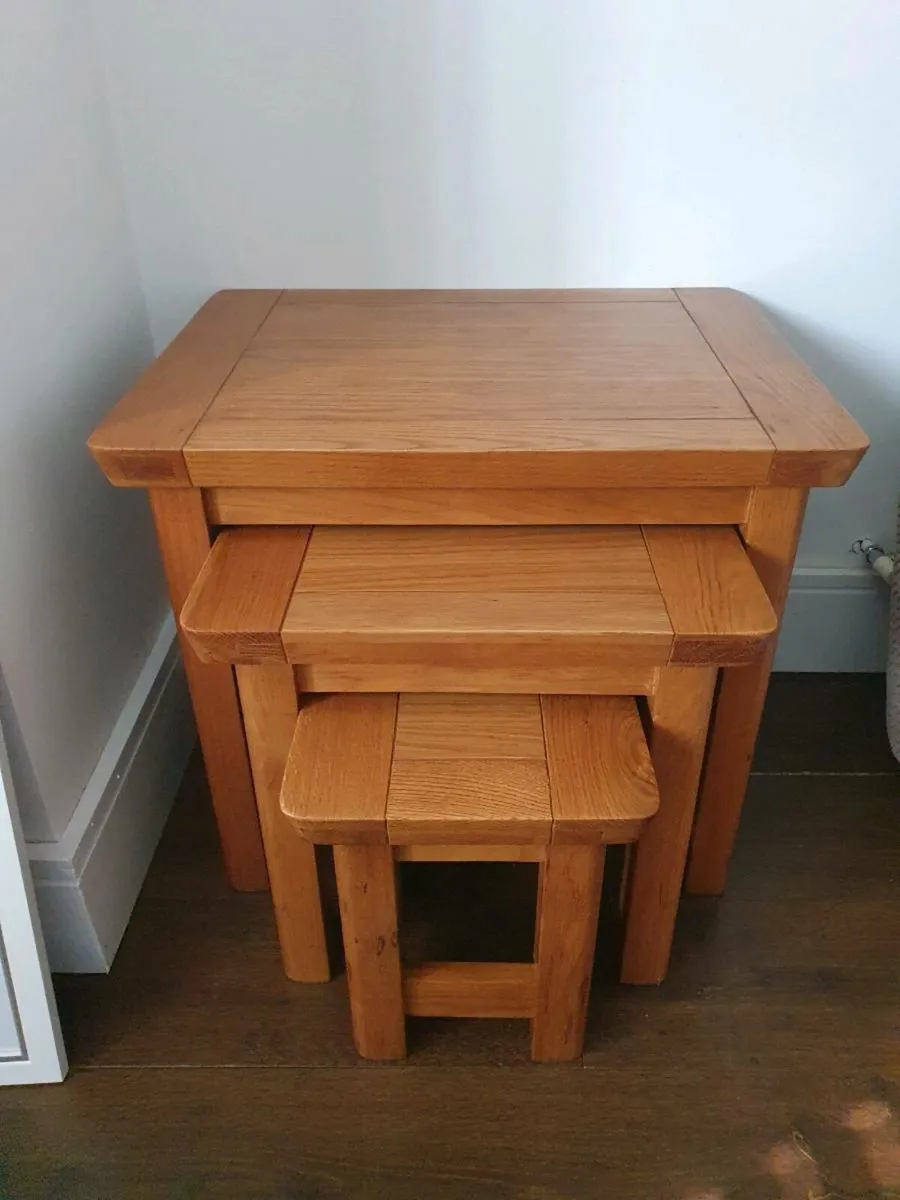 Oak Nest Of Tables