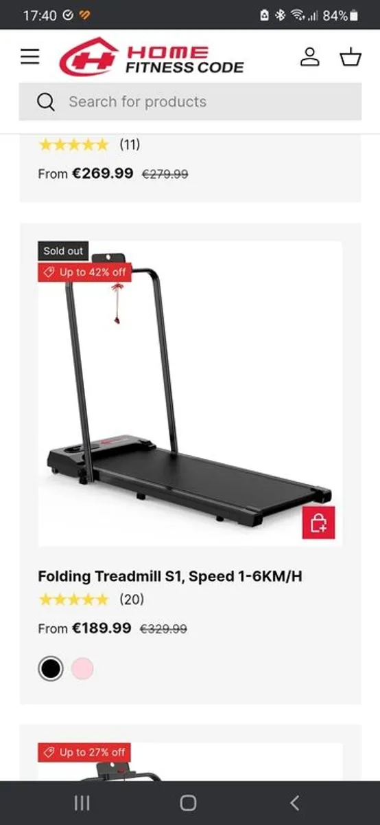Folding Treadmill - Image 1