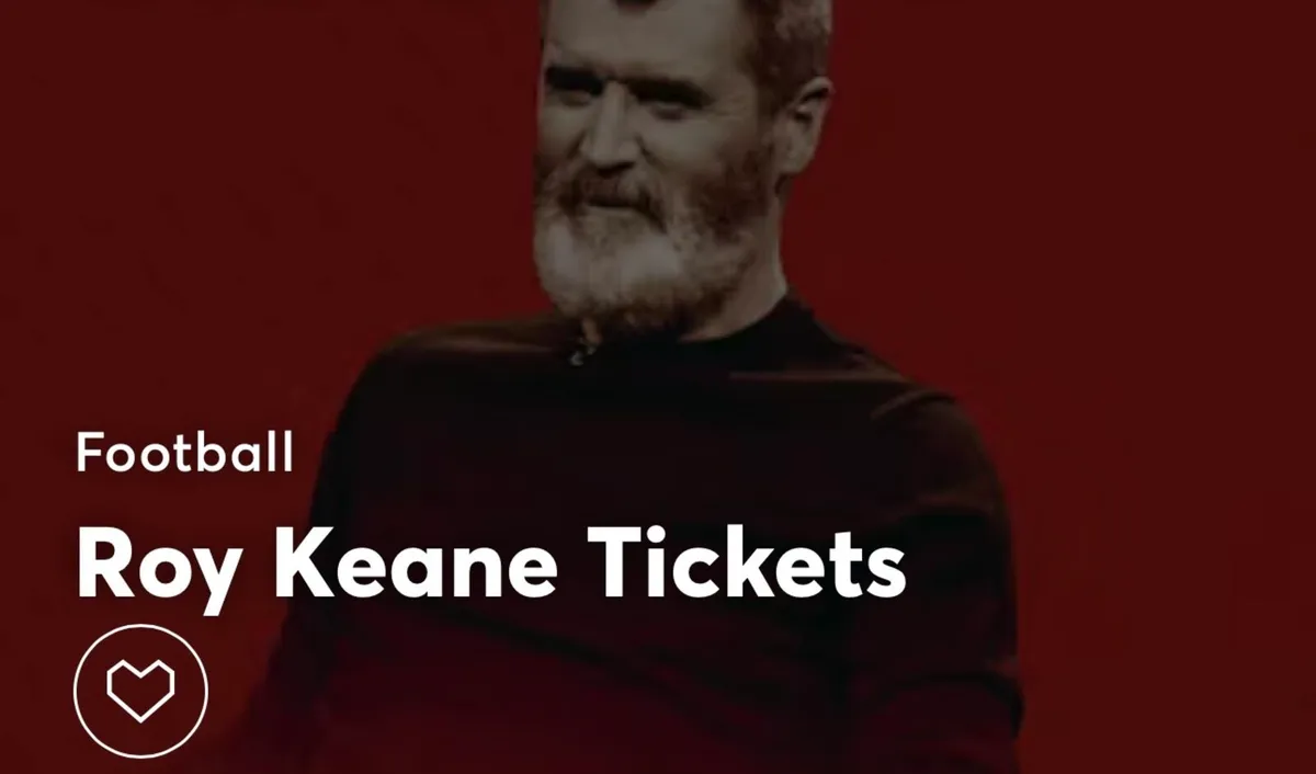 Roy Keane tickets - Image 2