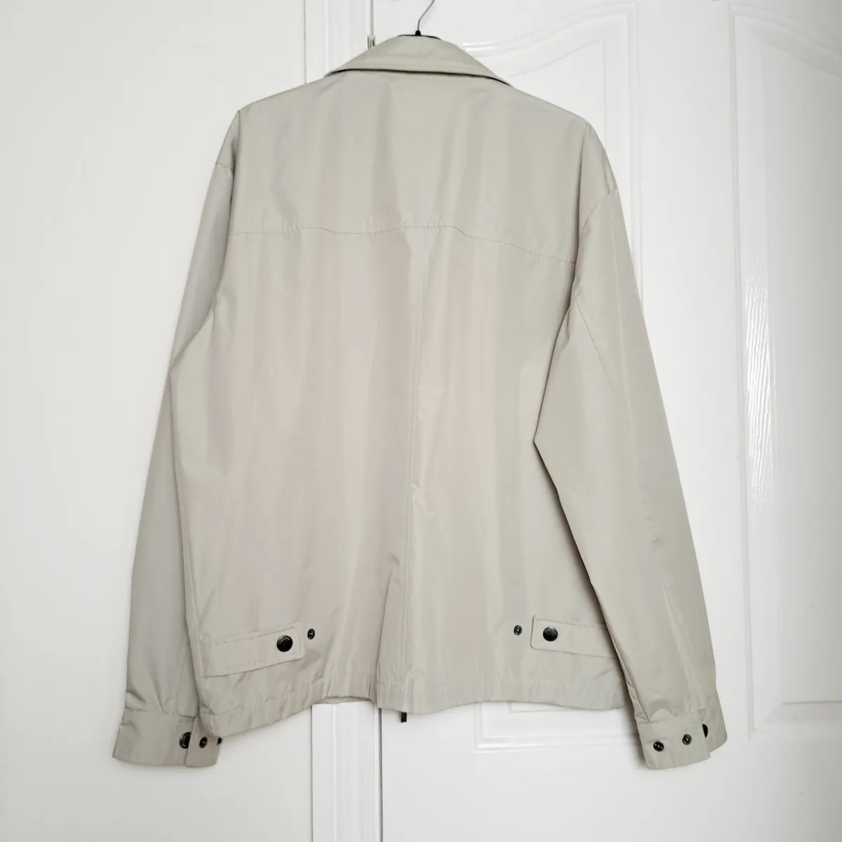 Perry Ellis Beige Tan Off White Jacket Size M - Image 2