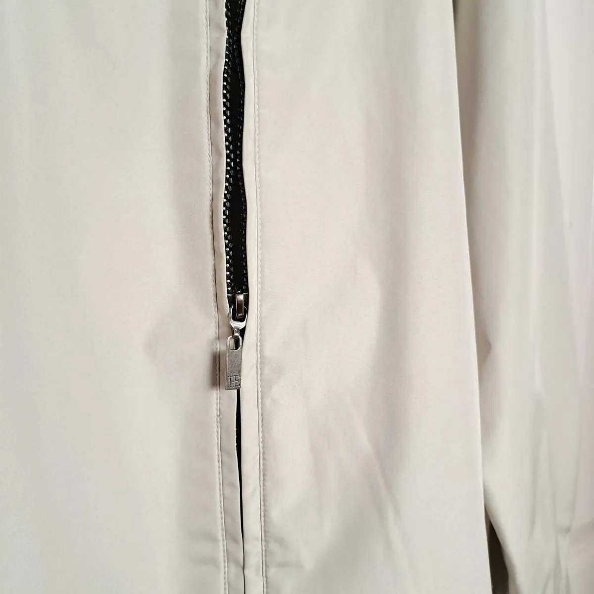 Perry Ellis Beige Tan Off White Jacket Size M - Image 4