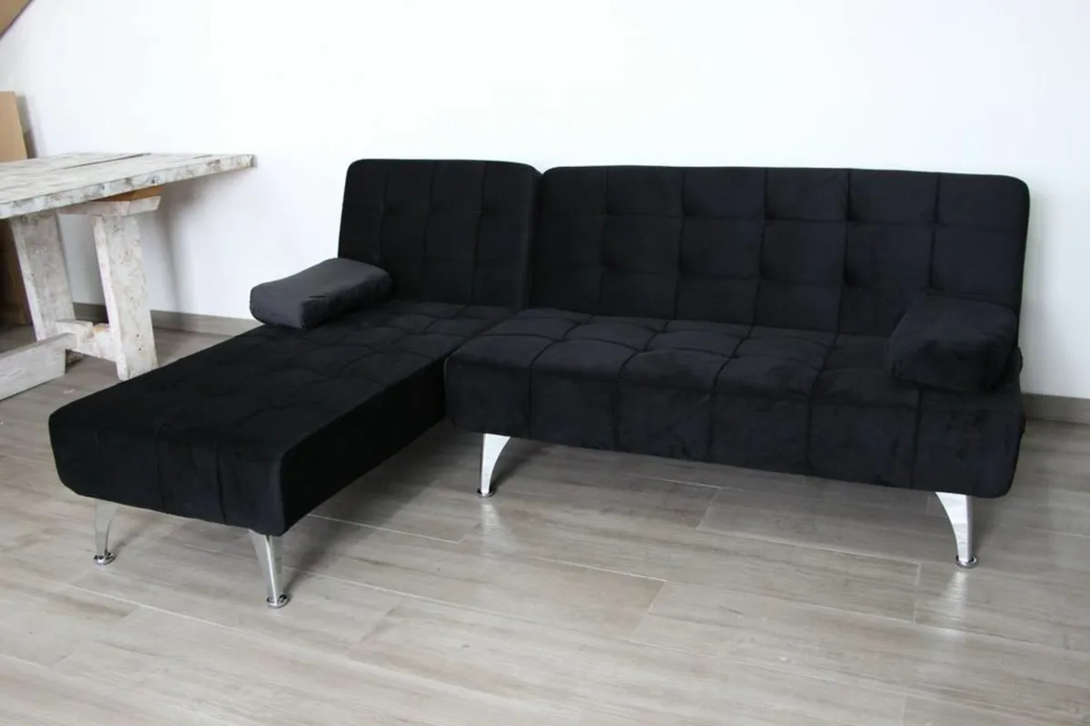 ✅ Nordic Comfort – Chaise Sofa Turns into Bed - Image 2