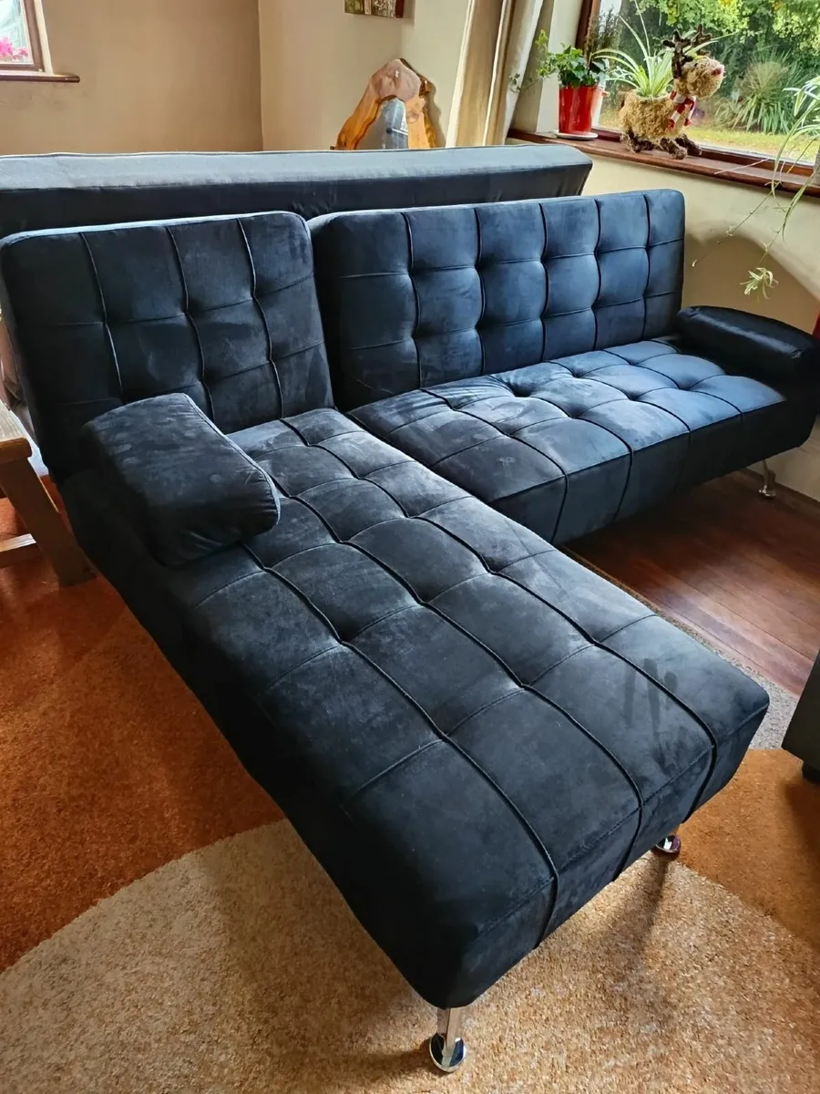 ✅ Nordic Comfort – Chaise Sofa Turns into Bed - Image 3