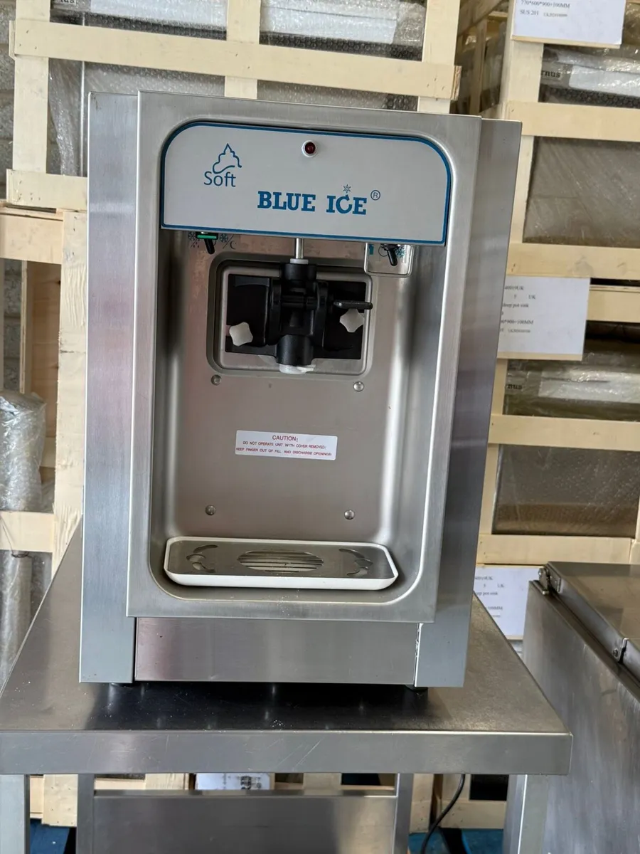 Blue Ice Table Top Ice Cream Machine T15 - Image 1
