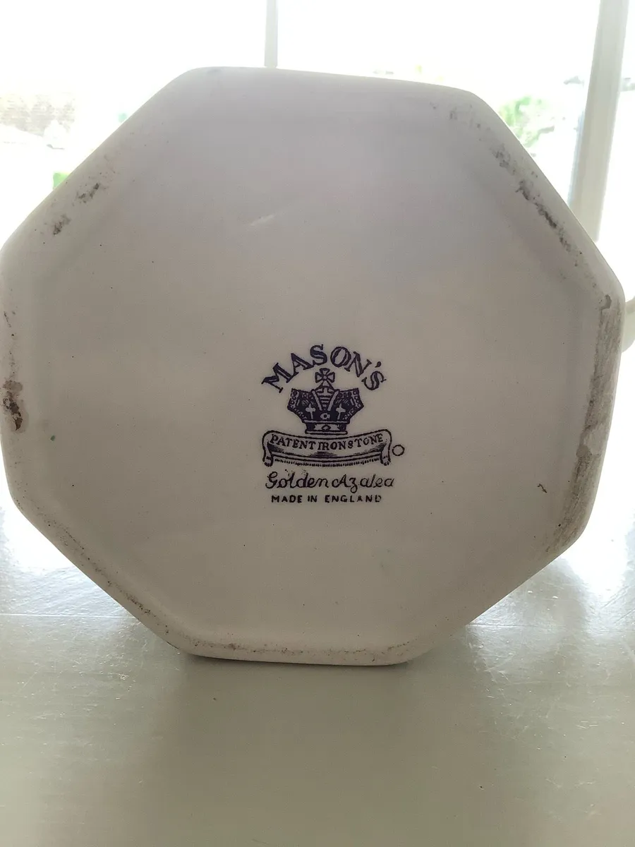 Masons ironstone golden azalea jug. - Image 1