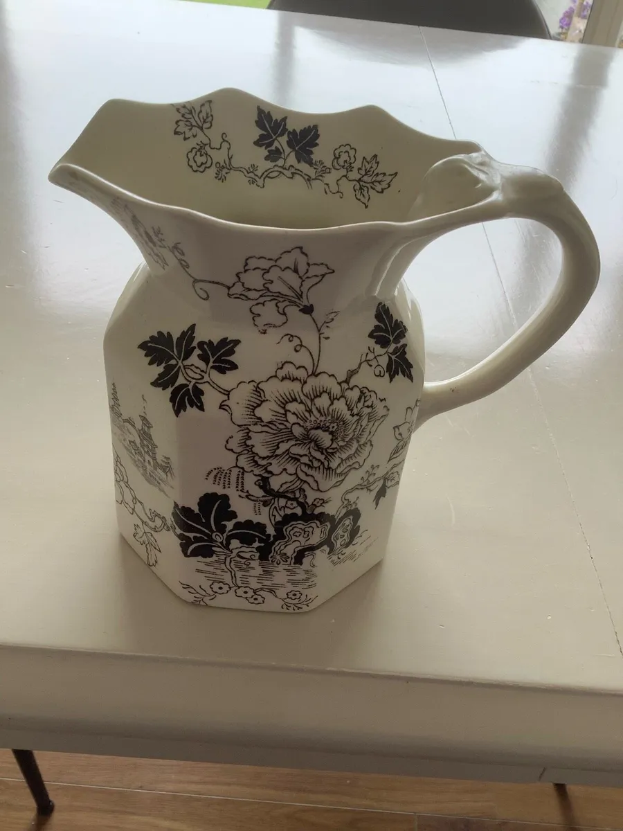 Masons ironstone golden azalea jug. - Image 2