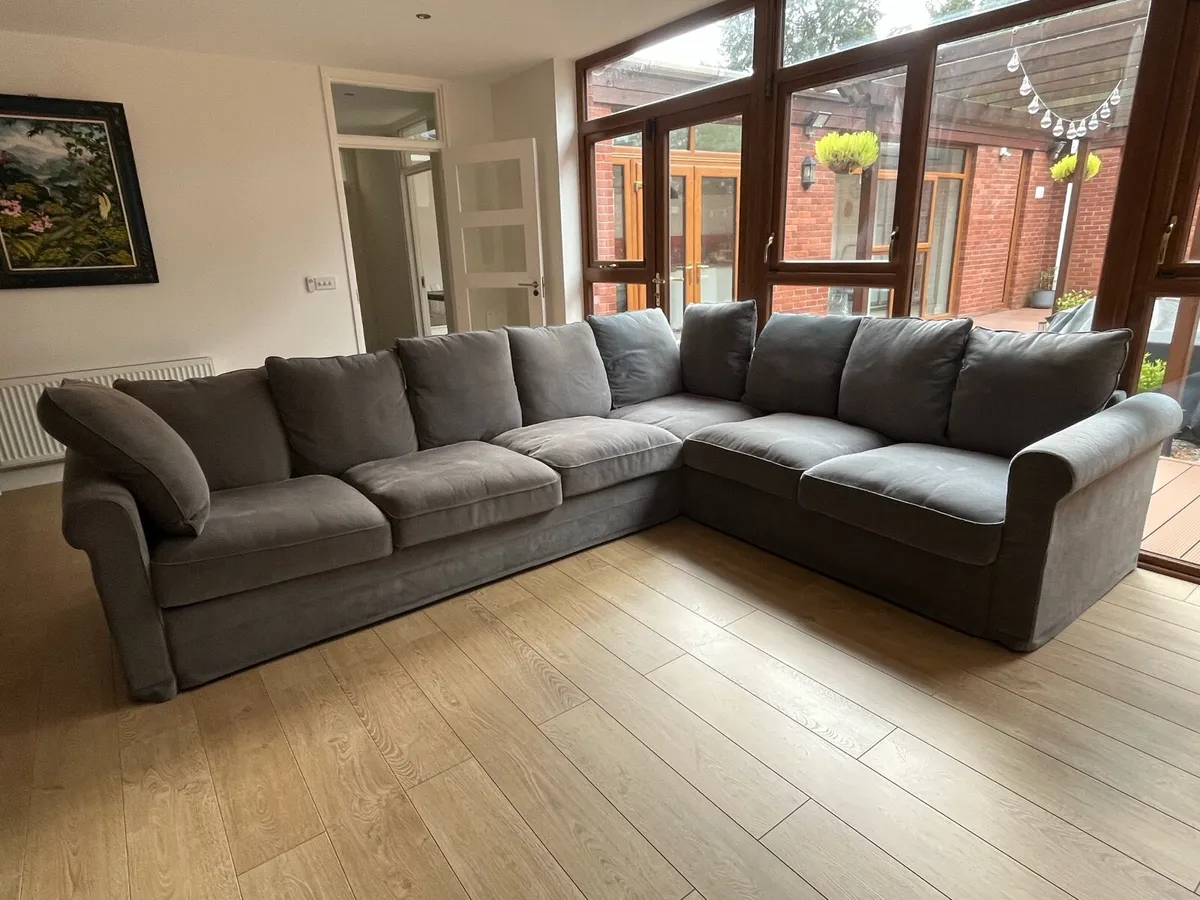 L shape 6 seater sofa IKEA GRONLID - Image 1