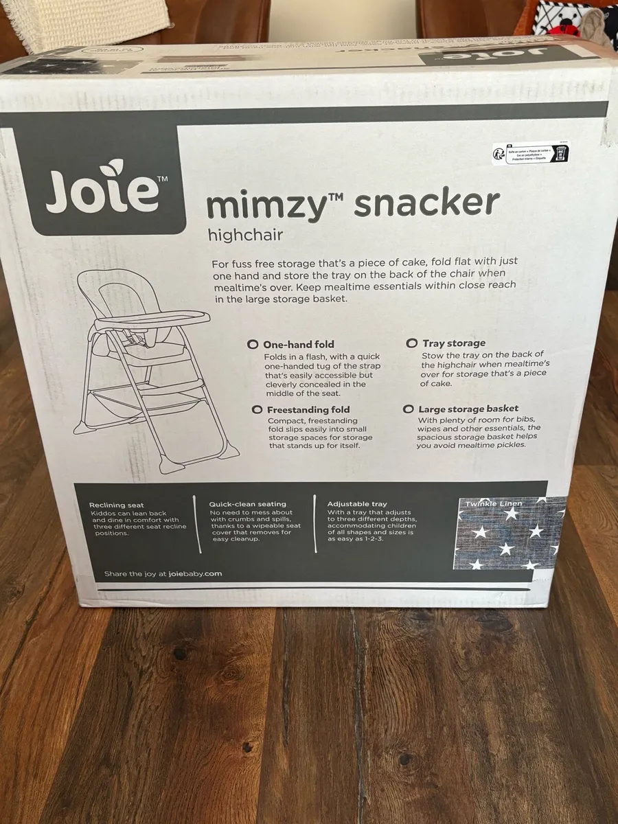 Joie Mimzy Snacker Highchair - Image 2