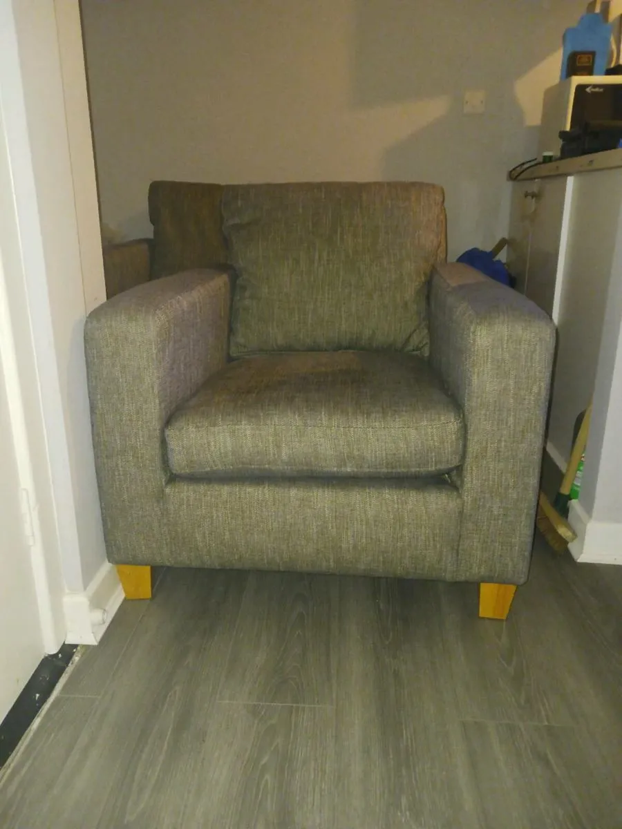 Love seat and matching 1 seater - Image 2