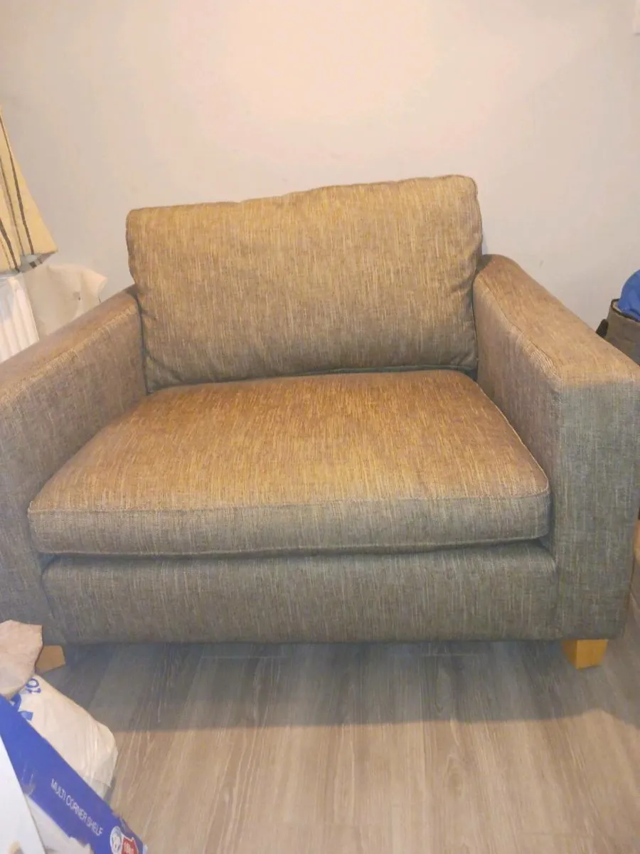 Love seat and matching 1 seater - Image 4