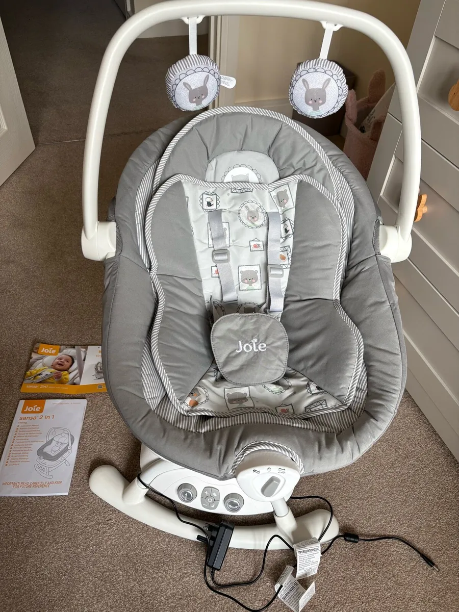 Joie Sansa 2-in-1 Baby Swing Rocker - Image 1