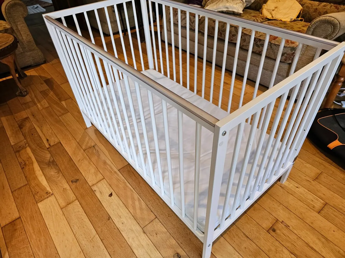 White Cot as New condition Little Buds forest - Image 1