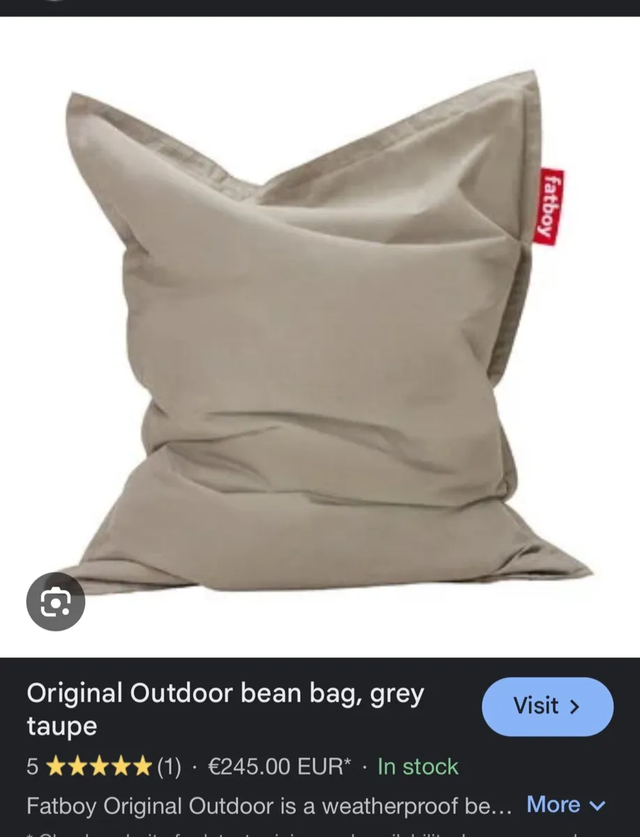 grey beanbag - Image 4