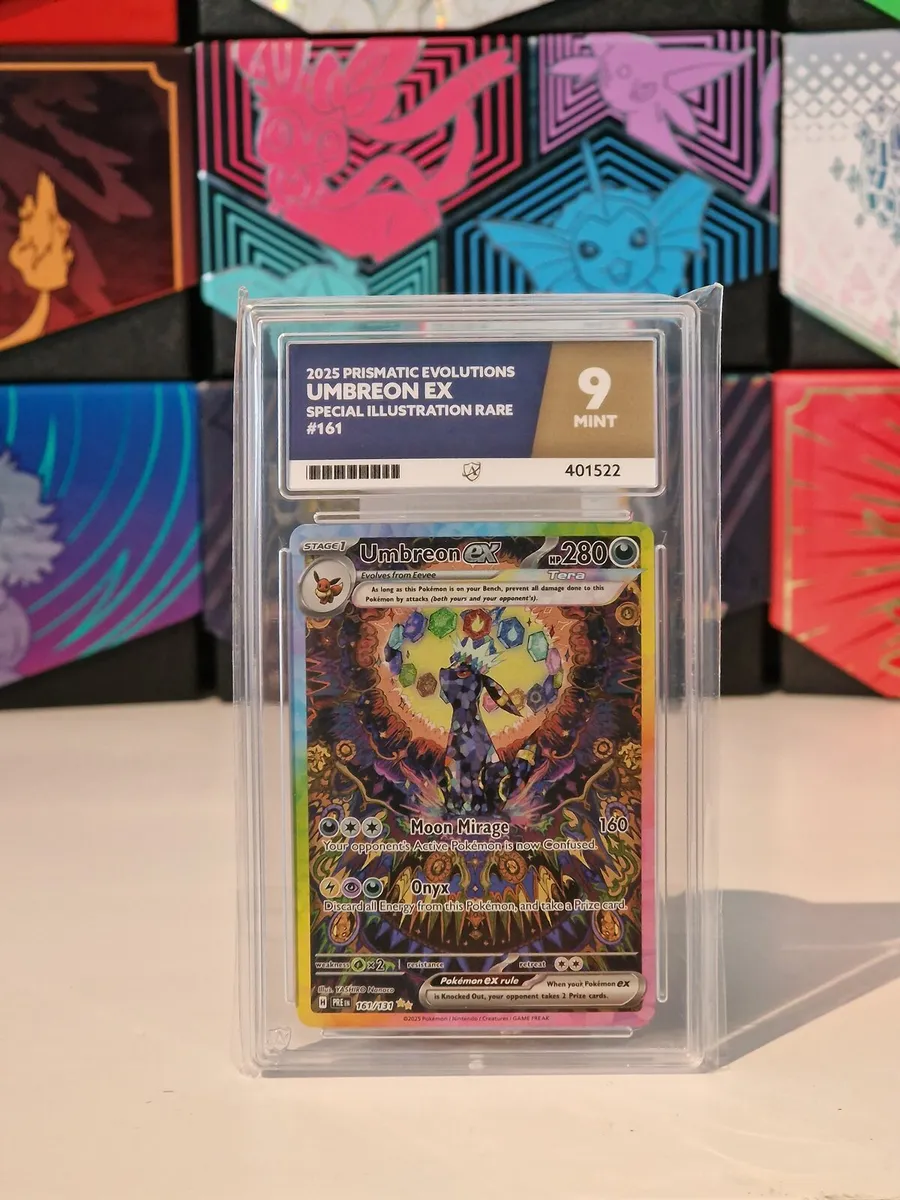 Pokemon prismatic evolutions umbreon ex ACE 9 mint