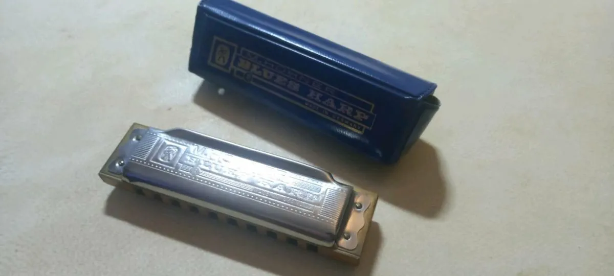 Vintage 1980's Hohner Blues Harp Harmonica - Image 1