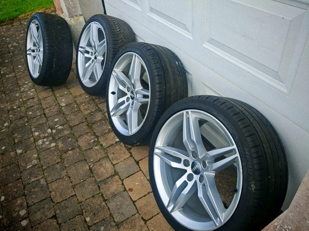Audi 19" Le Mans Alloys with Tires - Image 2