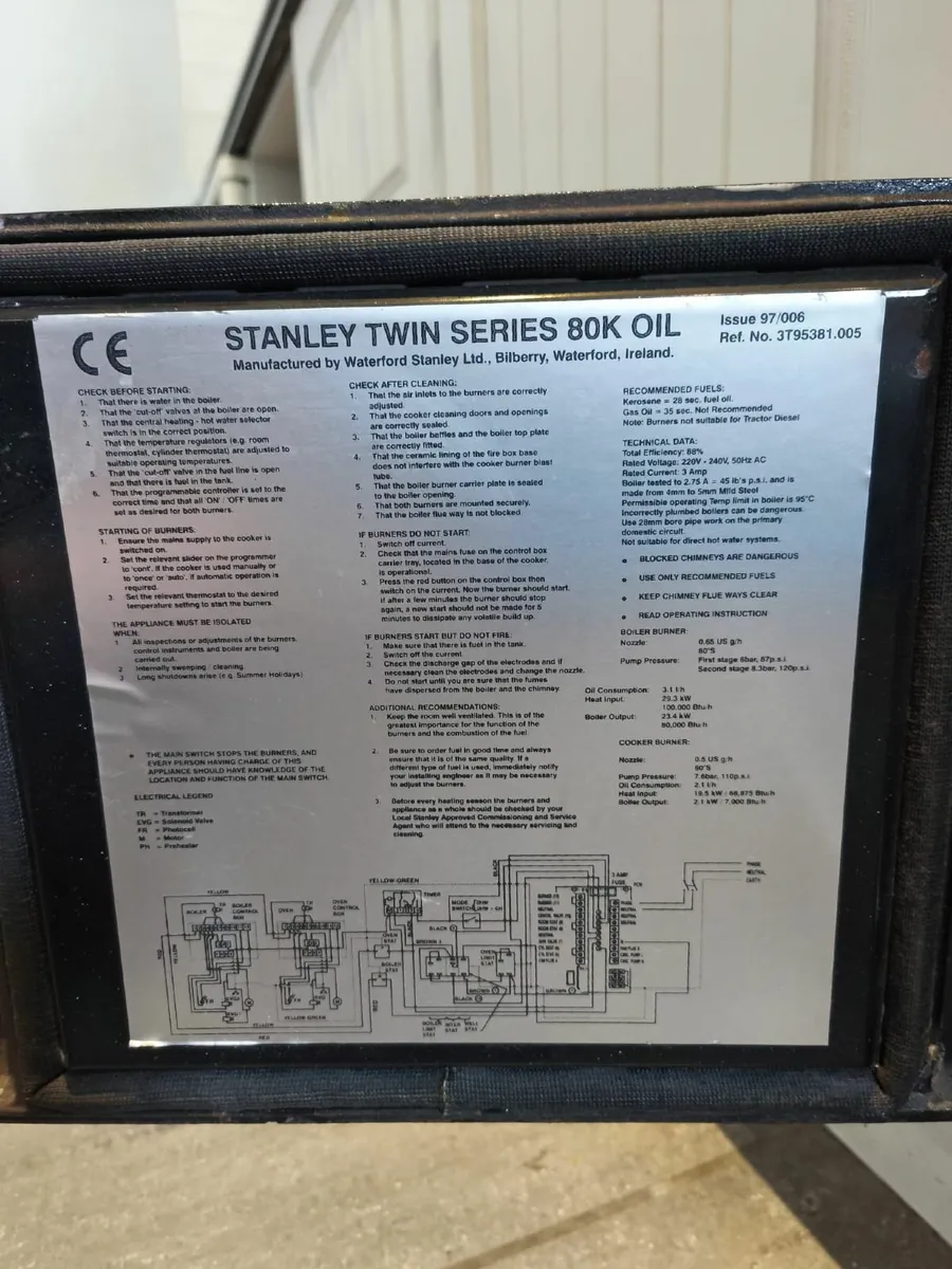 Stanley Twin Series 80K Range and Cooker - Image 3