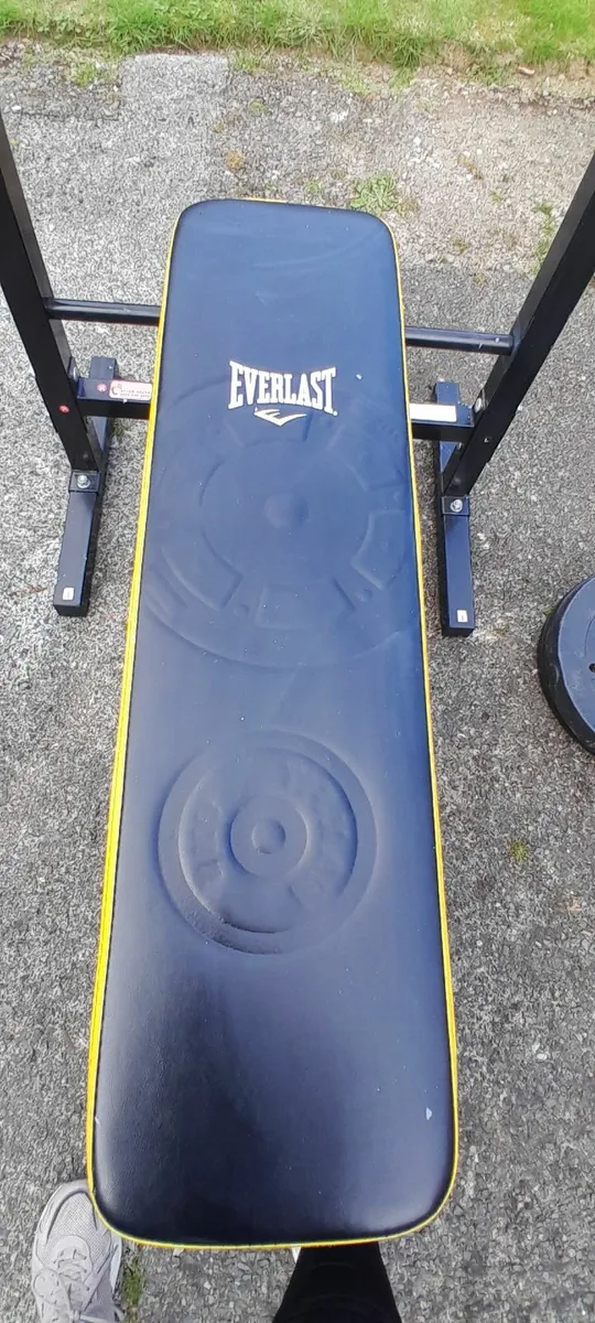 Weight Bench and Weights Everlast - Image 2