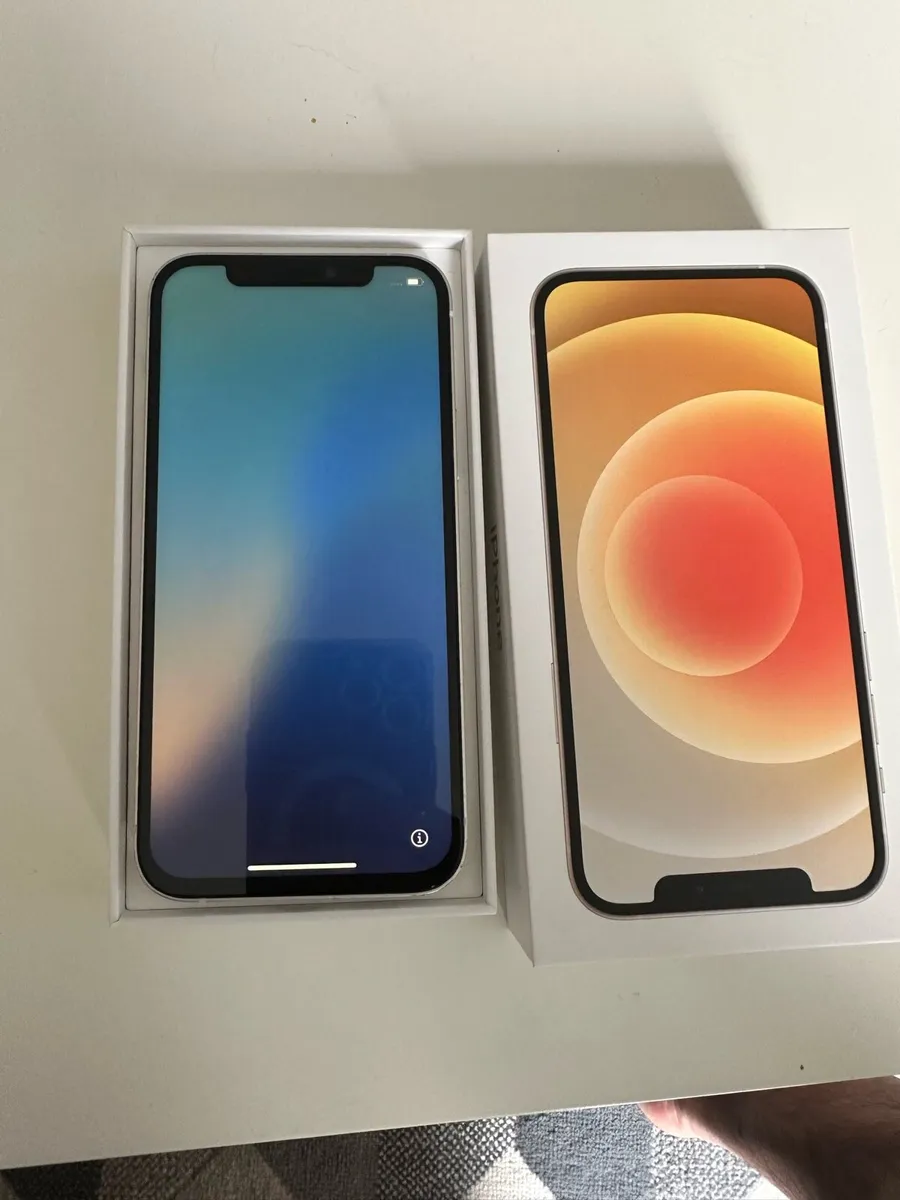 I phone 12 64 GB white - Image 1