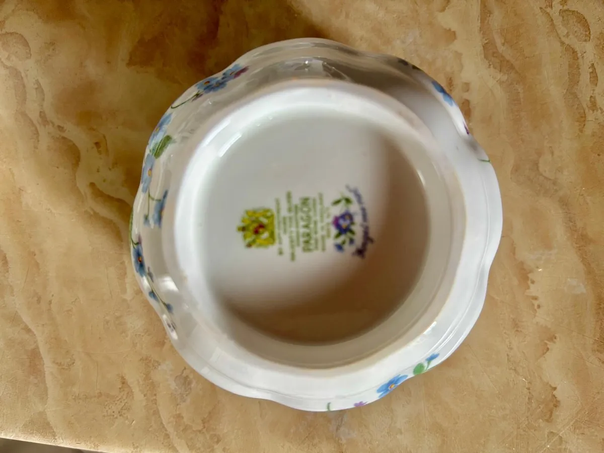 Paragon forget me knot China tea set - Image 2