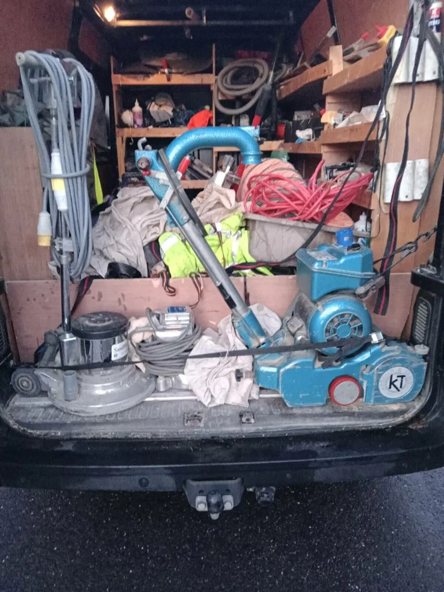 Professional floor sanding machines. - Image 1