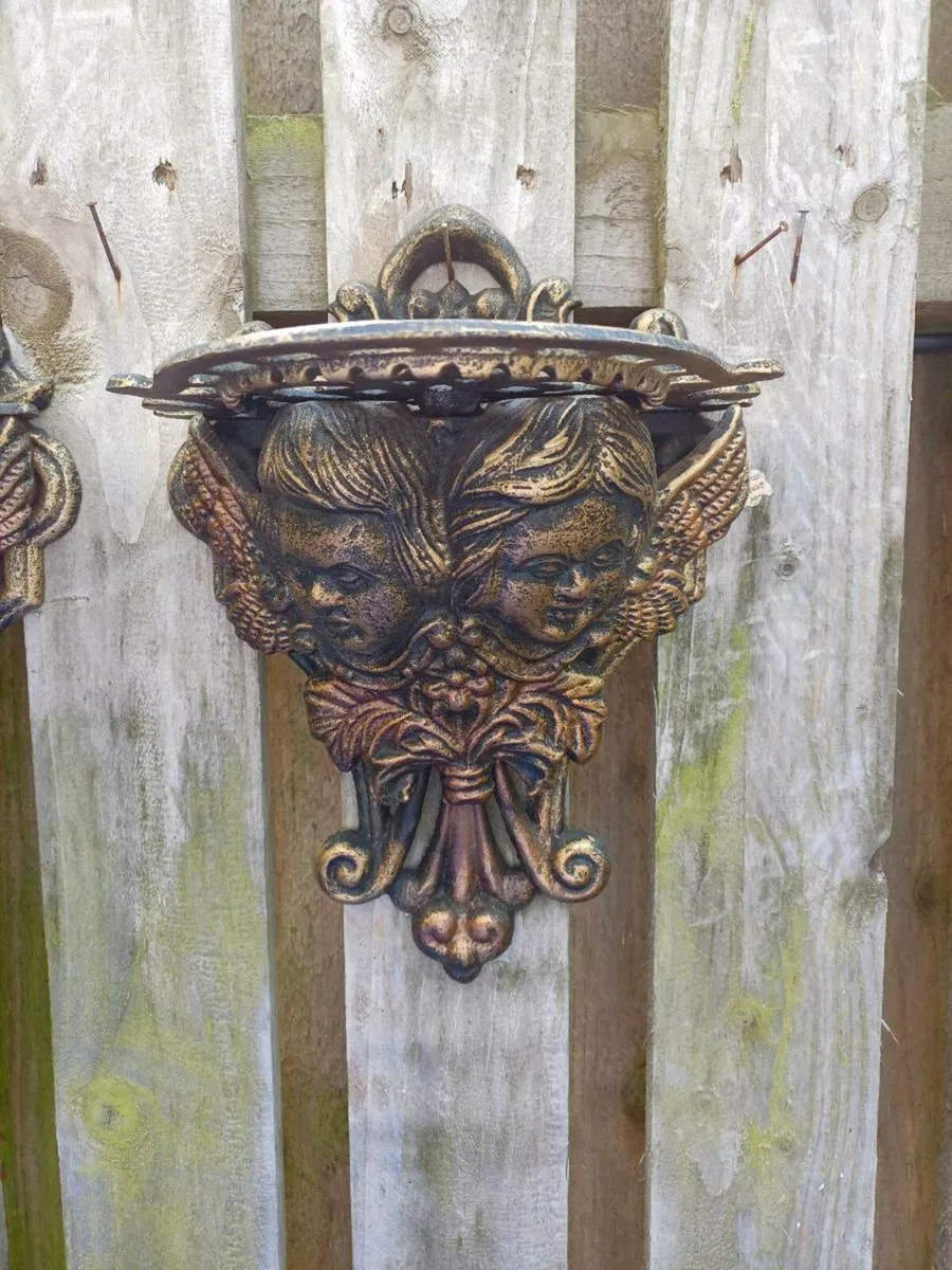 Vintage Cast-iron Shelves - Image 3