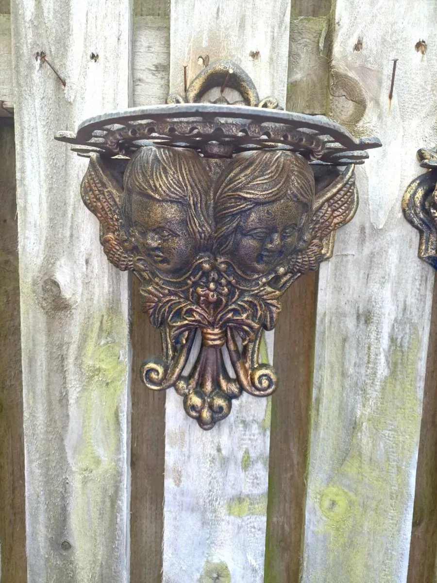 Vintage Cast-iron Shelves - Image 4