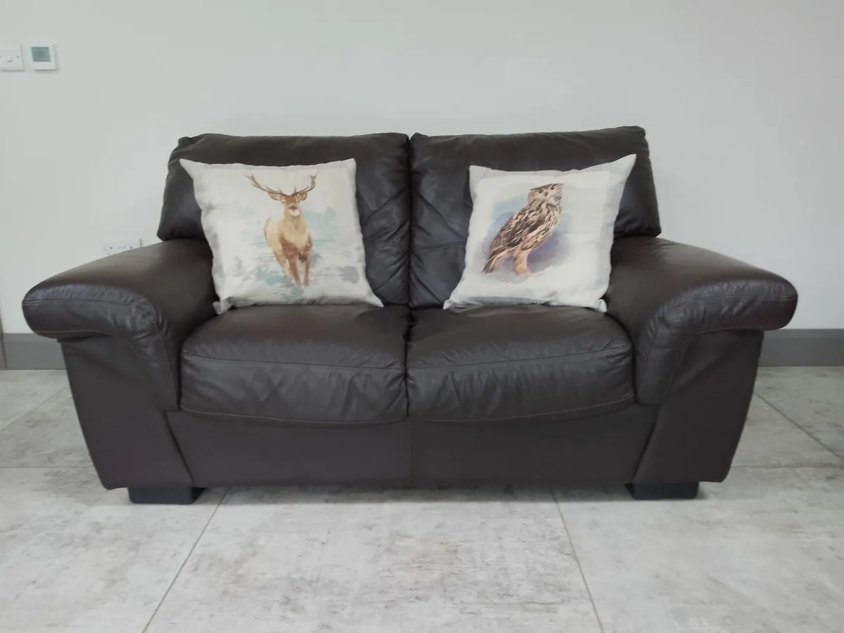 Leather Sofa - Image 1