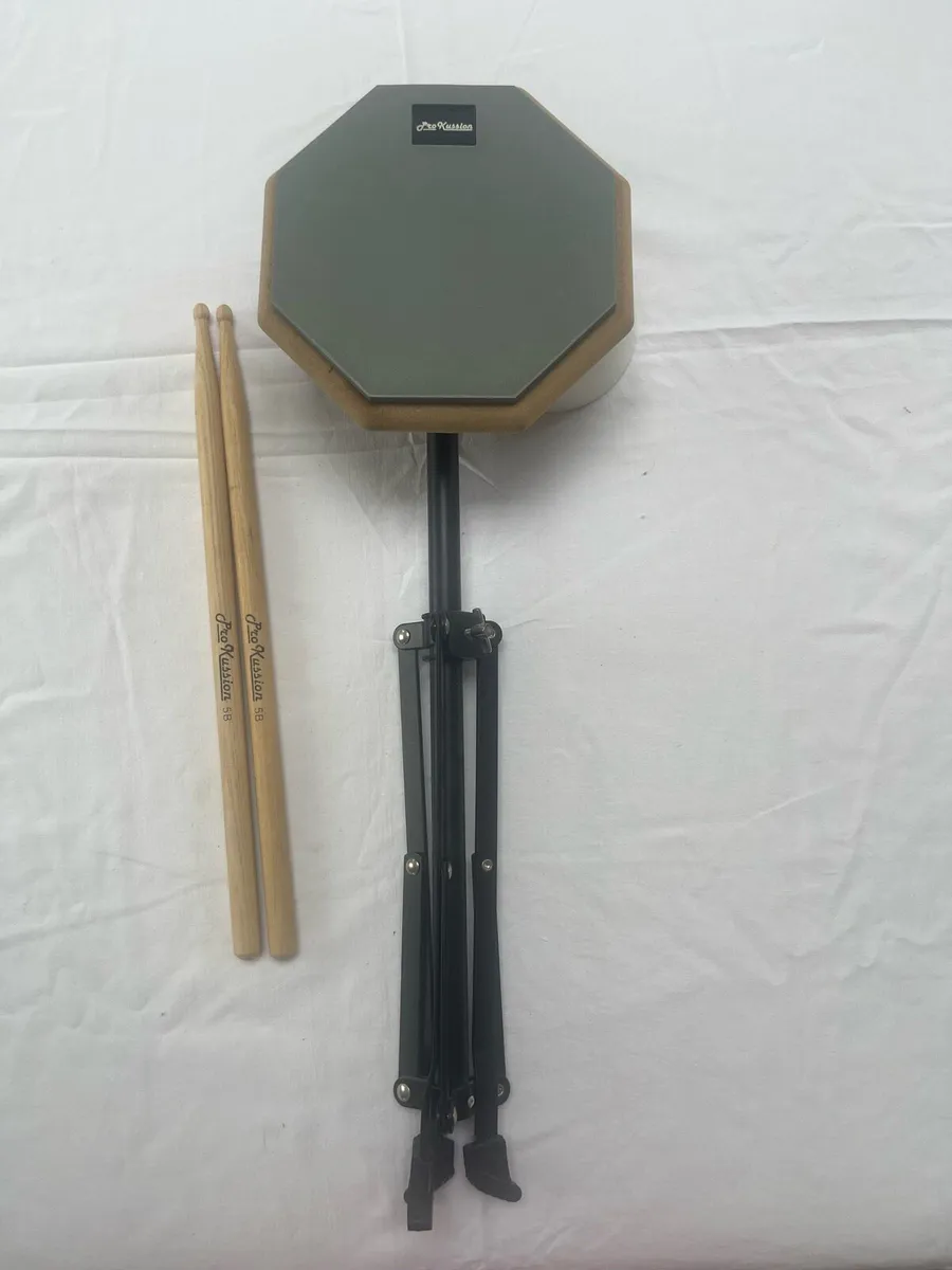 Rubber wooden Drum practice Pad 8 inch - Image 2