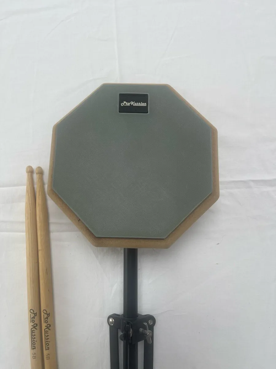 Rubber wooden Drum practice Pad 8 inch - Image 1