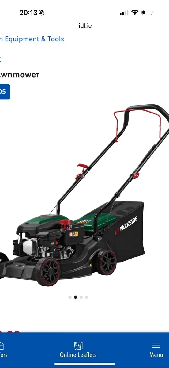 Petrol lawnmower
