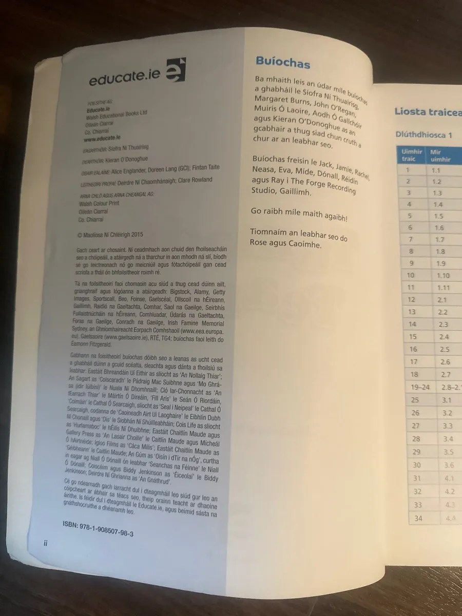Tumadh teanga leaving cert higher level schoolbook - Image 3