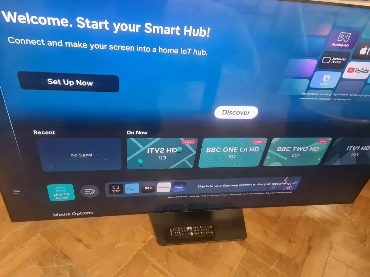 TV Samsung 55 Q led screen - Image 1