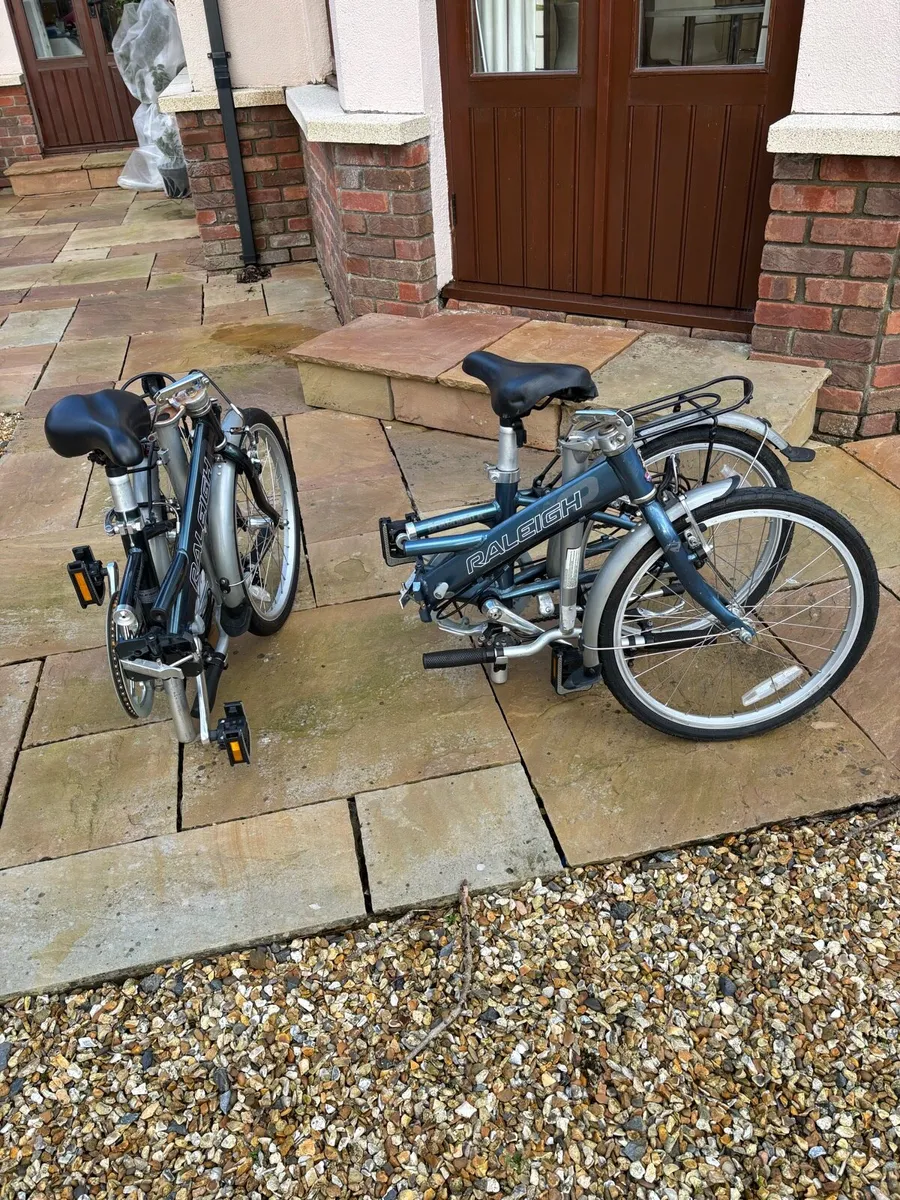 Pair (two) Raleigh Folding Bikes for sale - Image 3