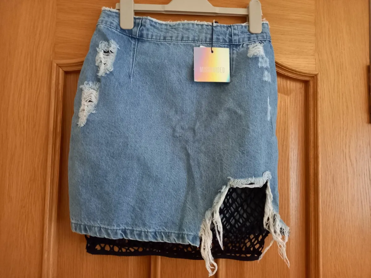 New-Misguided  Denim Skirt - Image 1