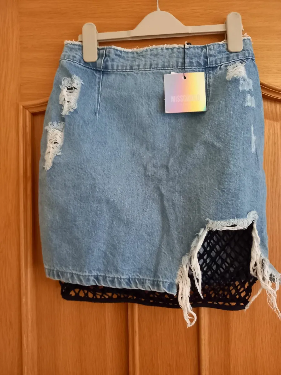 New-Misguided  Denim Skirt - Image 2